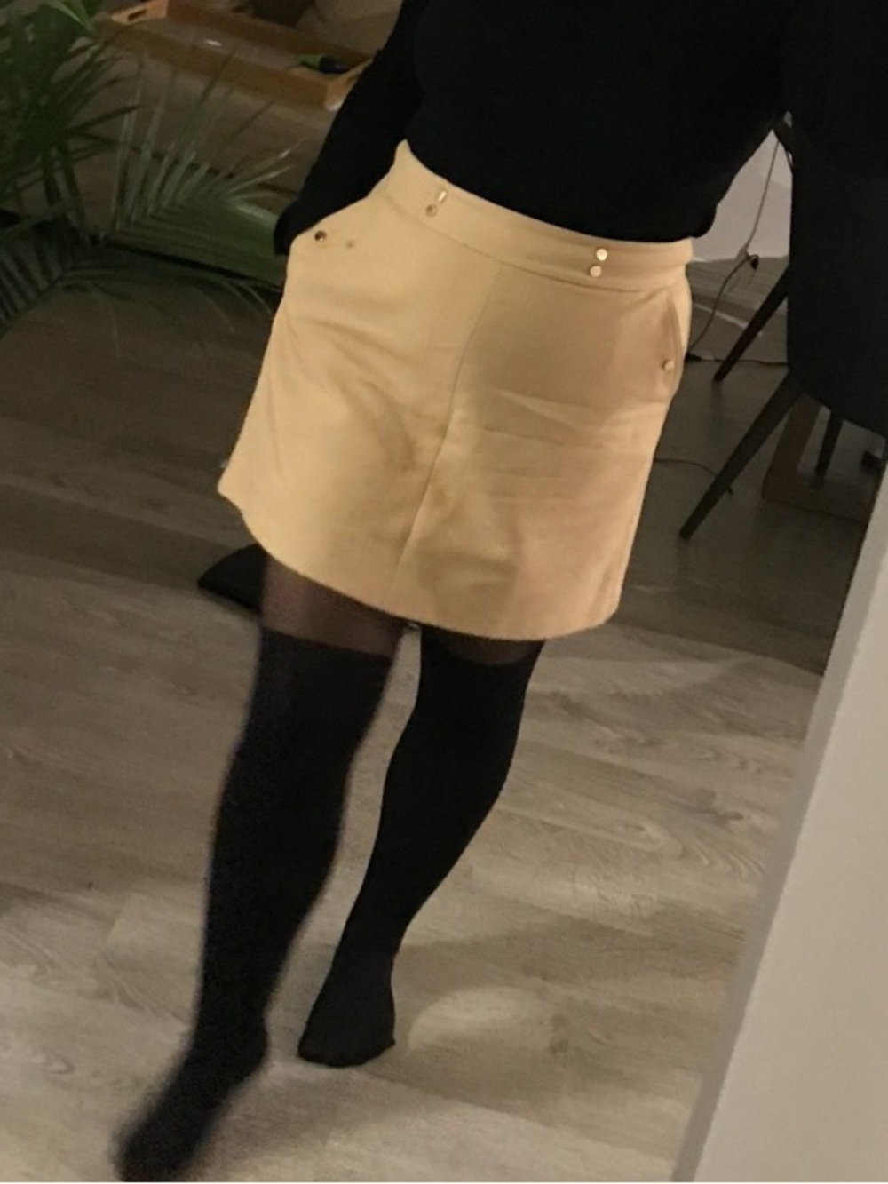 Workwear Mini Skirt